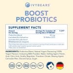 IVYBEARS Boost Probiotics Vitamins Ingredients
